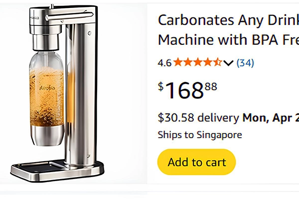 Amazon FBA Soda Maker Packaging