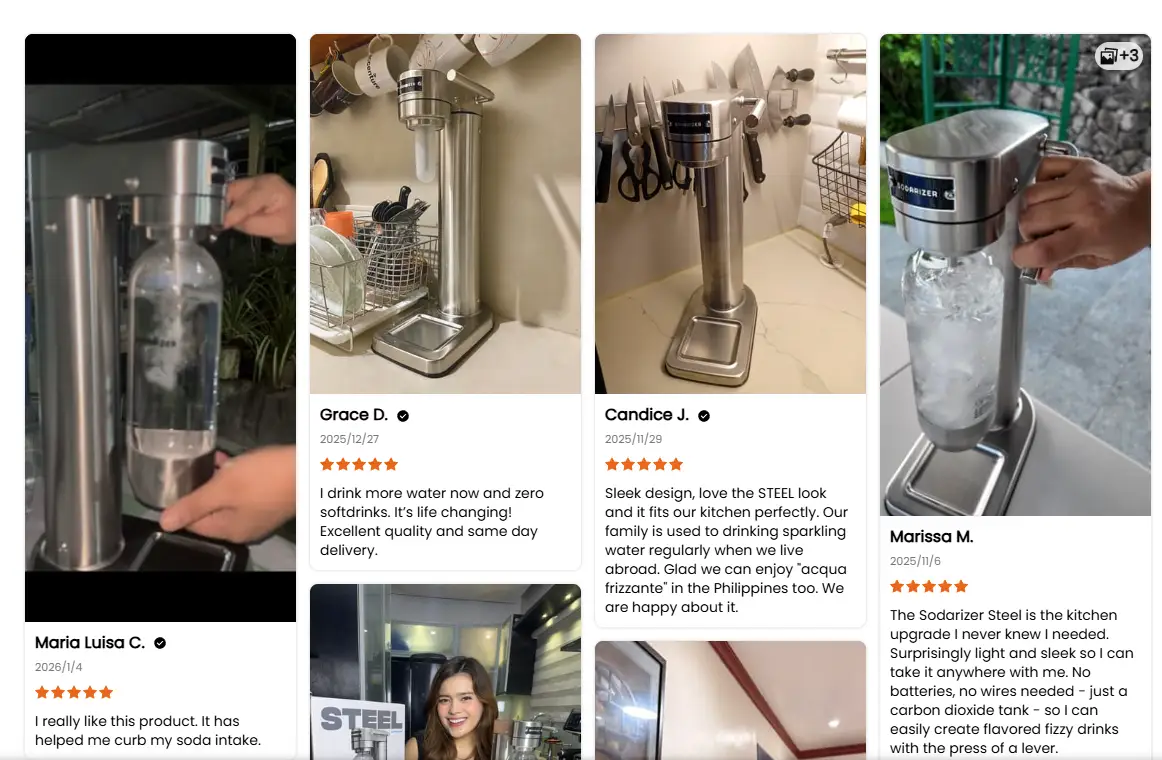 Real Customer Reviews of Mifansoda Sparkling Water Makers